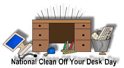 National Clean Off Your Desk Day - National Days